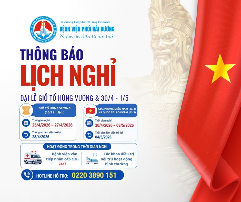 Thông báo lịch nghỉ Lễ Giỗ tổ Hùng Vương & 30/4 – 1/5